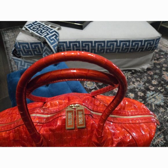 EUC Authentic Rare MCM Satchel - Picture 3 of 15